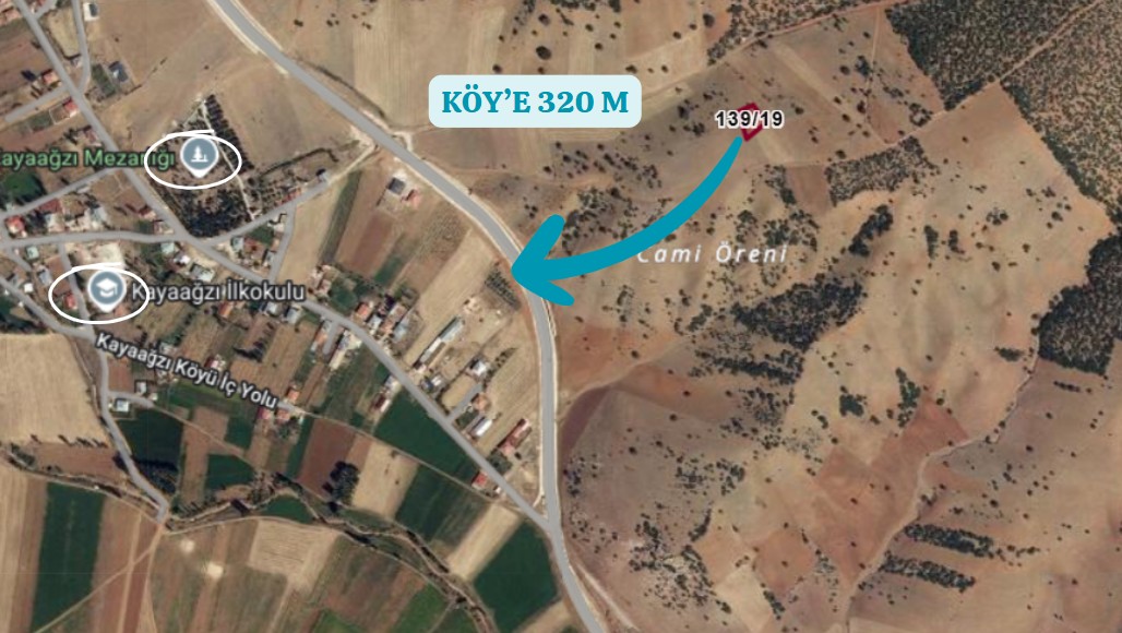 KONYA GÜNEYSINIR KAYAAĞZI 681M² TARLA SATILIKTIR - KONYA GÜNEYSINIR fotoğraf 7